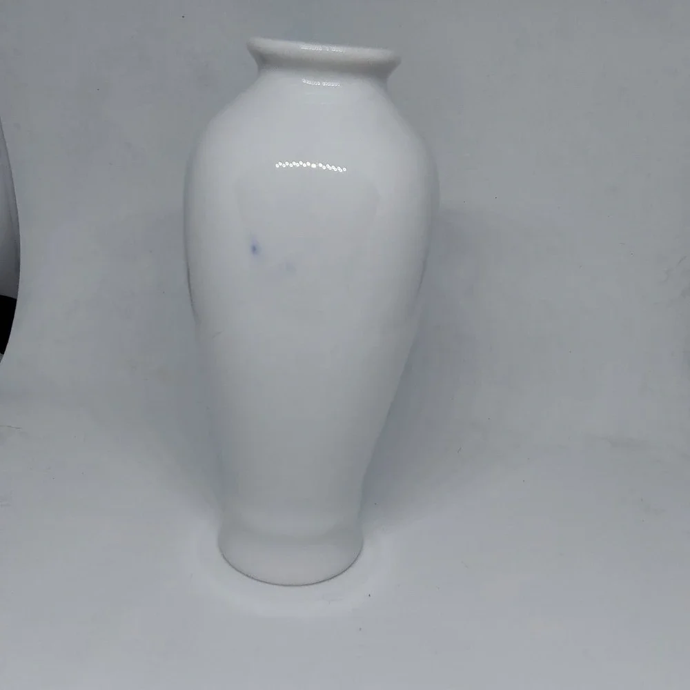 Vintage Delfts Blue & White Bud Vase Hand Painted‎ 4